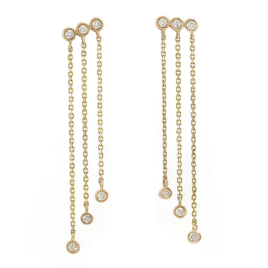 Dots Statement Diamond Earrings