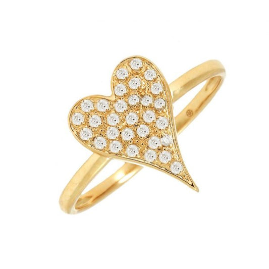 Lovey Pavé Diamond Ring