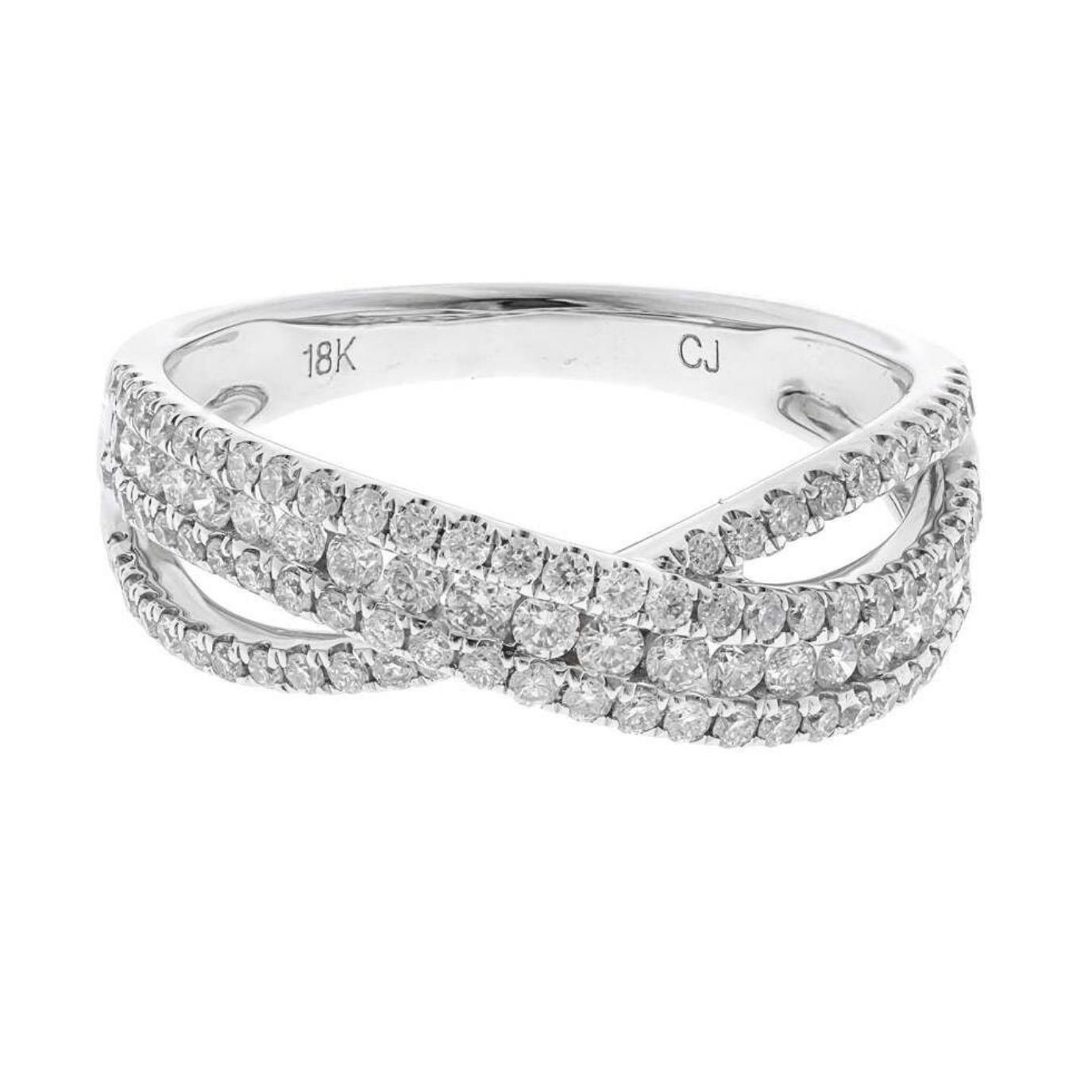 14K White Gold Diamond Ring