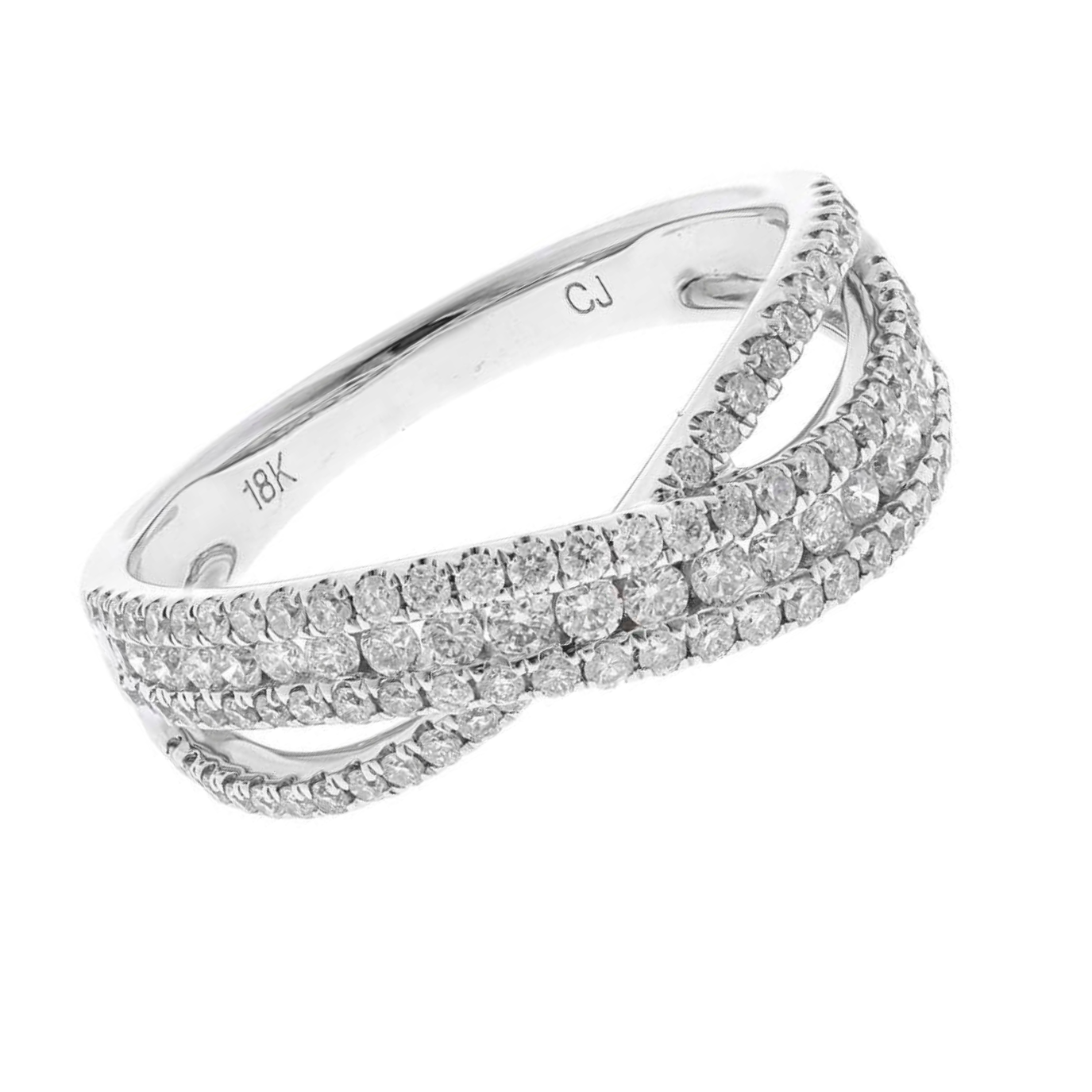 14K White Gold Diamond Ring