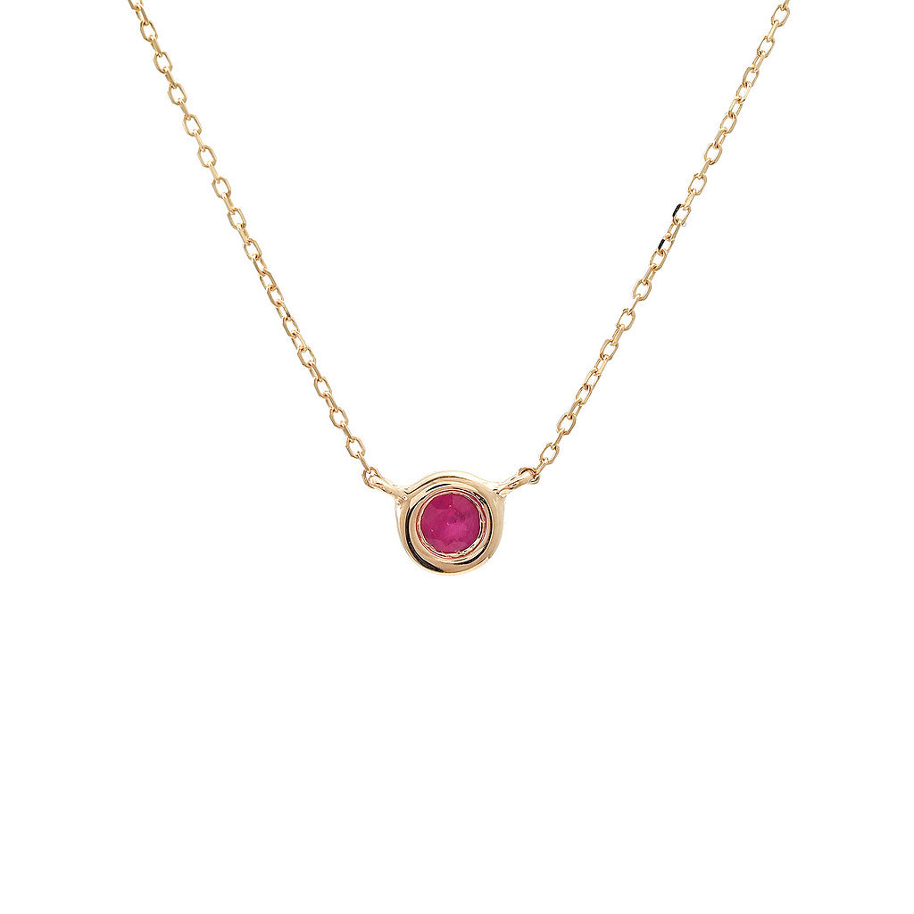 Dot Gemstone Necklace