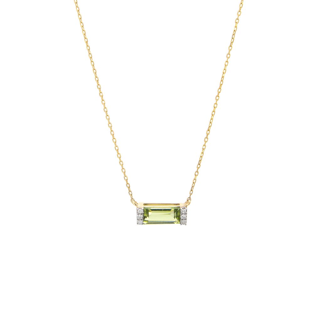 Lucky Gemstone and Diamond Necklace