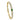 14k Gold Diamond Emerald Bangle