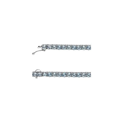 Blue Topaz Tennis Bracelet