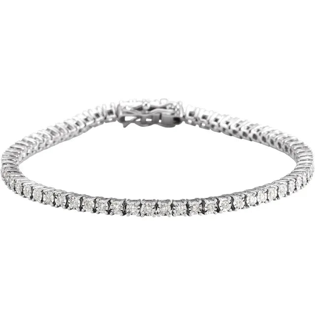 Illusion Tennis Bracelet