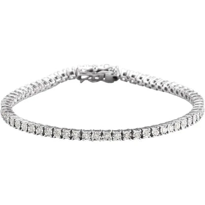 Illusion Tennis Bracelet