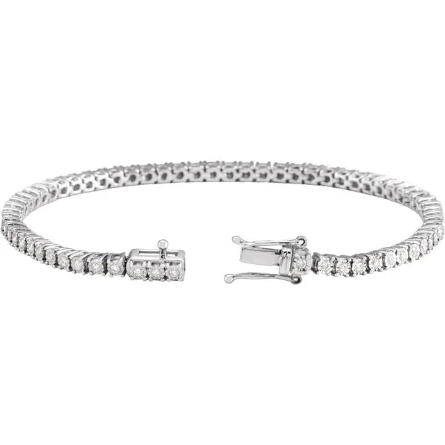 Illusion Tennis Bracelet