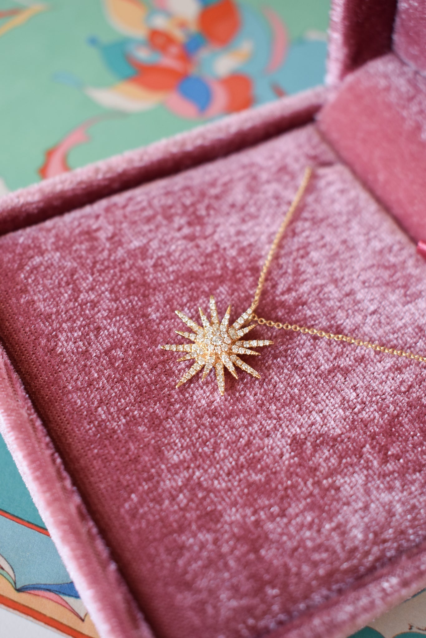 Starburst Diamond Necklace