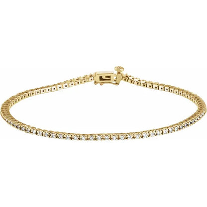 Super Thin Tennis Bracelet